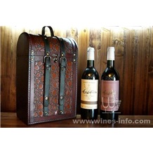 皮質酒盒、單、雙瓶套裝皮酒盒，皮質紅酒盒，皮質包裝酒盒