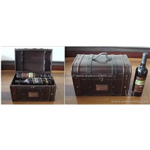 紅酒木盒包裝、松木酒盒。原木紅酒盒（上海飛展紅酒包裝盒2011年）