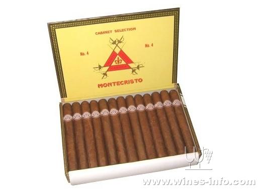 哈瓦那雪茄 蒙特克里斯托 4号 montecristo no.4 lcdh