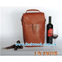 紅酒皮盒/紅酒包裝盒/紅酒套裝/紅酒禮品盒/皮制酒盒/紅酒促銷盒 （上海飛展工廠現貨）