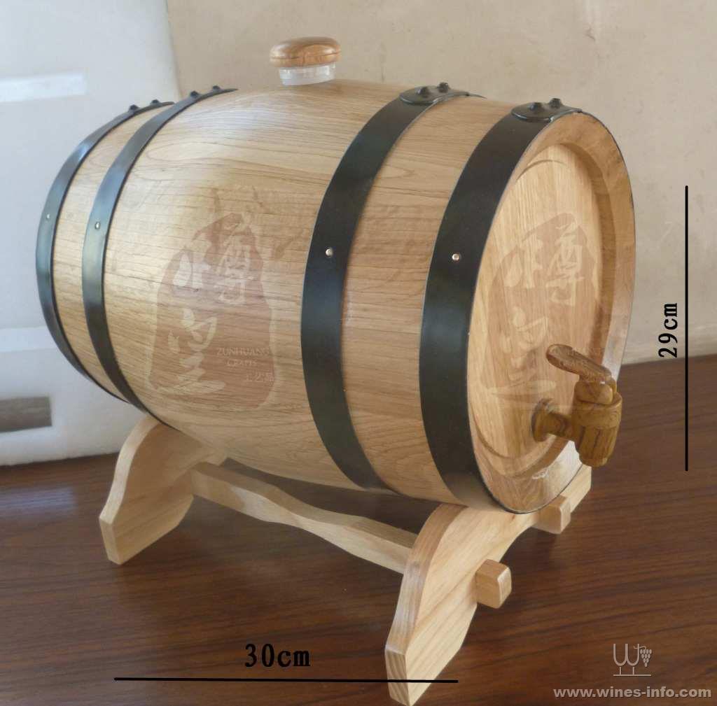 5l橡木桶美酒外衣红酒伴侣橡木桶发酵型橡木桶