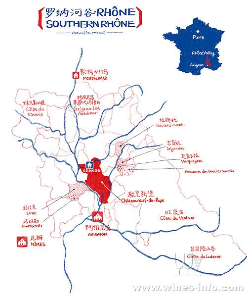 葡萄酒产区 法国 罗讷河谷valéedurhne 正文 新教皇虽然政治上唯
