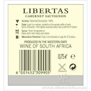 利柏托斯赤霞珠干红LIBERTAS CAB SAU