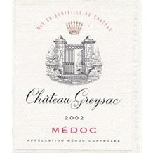 波尔多“梅多克”小产区（Medoc)哥萨克古堡庄园（Château Greysac）2002年