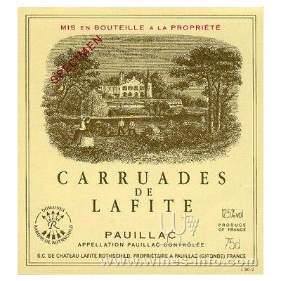 carruades de lafite 2006, 小拉菲