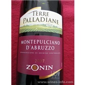 Terre Palladiane zonin Montepulciano D'abruzzo(2007)卓林普乐怡诺(红) 2007