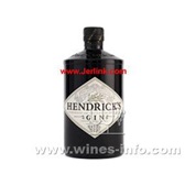 原装进口享利爵士金酒 Hendrick's Gin