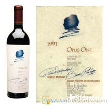 美国第一号作品红酒 opus one