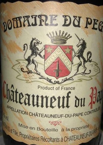 domaine du pegau cuvee reservee rouge 年份 2002 等级 aoc 产