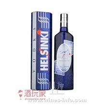 洋酒 乌克兰赫尔辛基 HELSINKI 伏特加 深蓝 500ml （进口乌克兰伏特加）