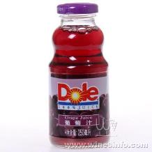 都乐（Dole）100%葡萄汁 都乐 250ml*24瓶 整箱批发价格