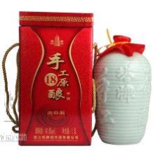 上海黄酒生产厂家、塔牌18年价格、手工原酿 14度 1.5L