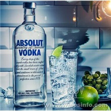 【绝对伏特加700ml价格、Absolut Vodka批发】原装进口