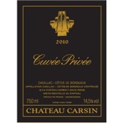 Château Carsin Cuvee Privee 2010