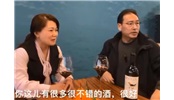 与葡萄酒美女一起喝意大利葡萄酒